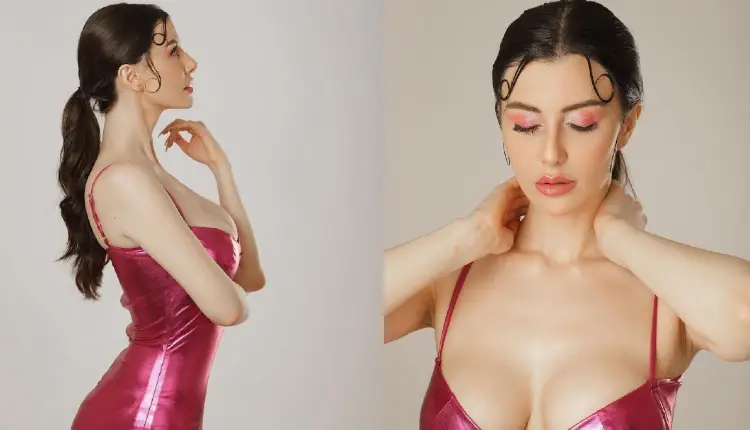 Giorgia Andriani | Georgia Andriani wreaks havoc on social media by wearing red hot bodycon dress, sizzling avatar of actress will blow your senses